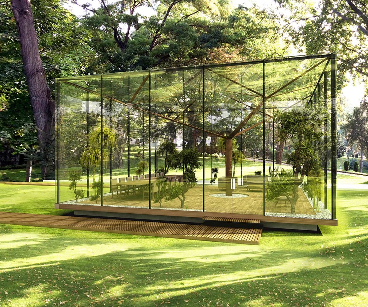 آلاچیق شیشه ای آلاچیق شیشه ای